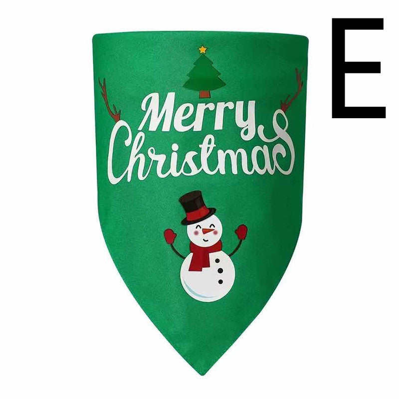Bandana de Noël, détail