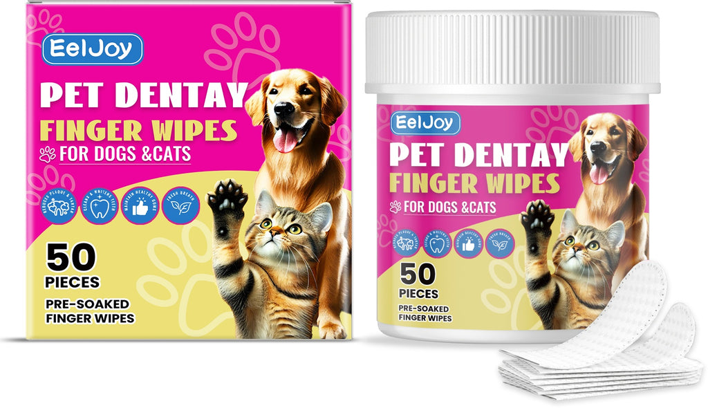 Lingettes dentaires doigtier pour animaux