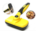 Brosse autonettoyante pour chien et chat