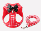 Harnais-veste pour chat rouge