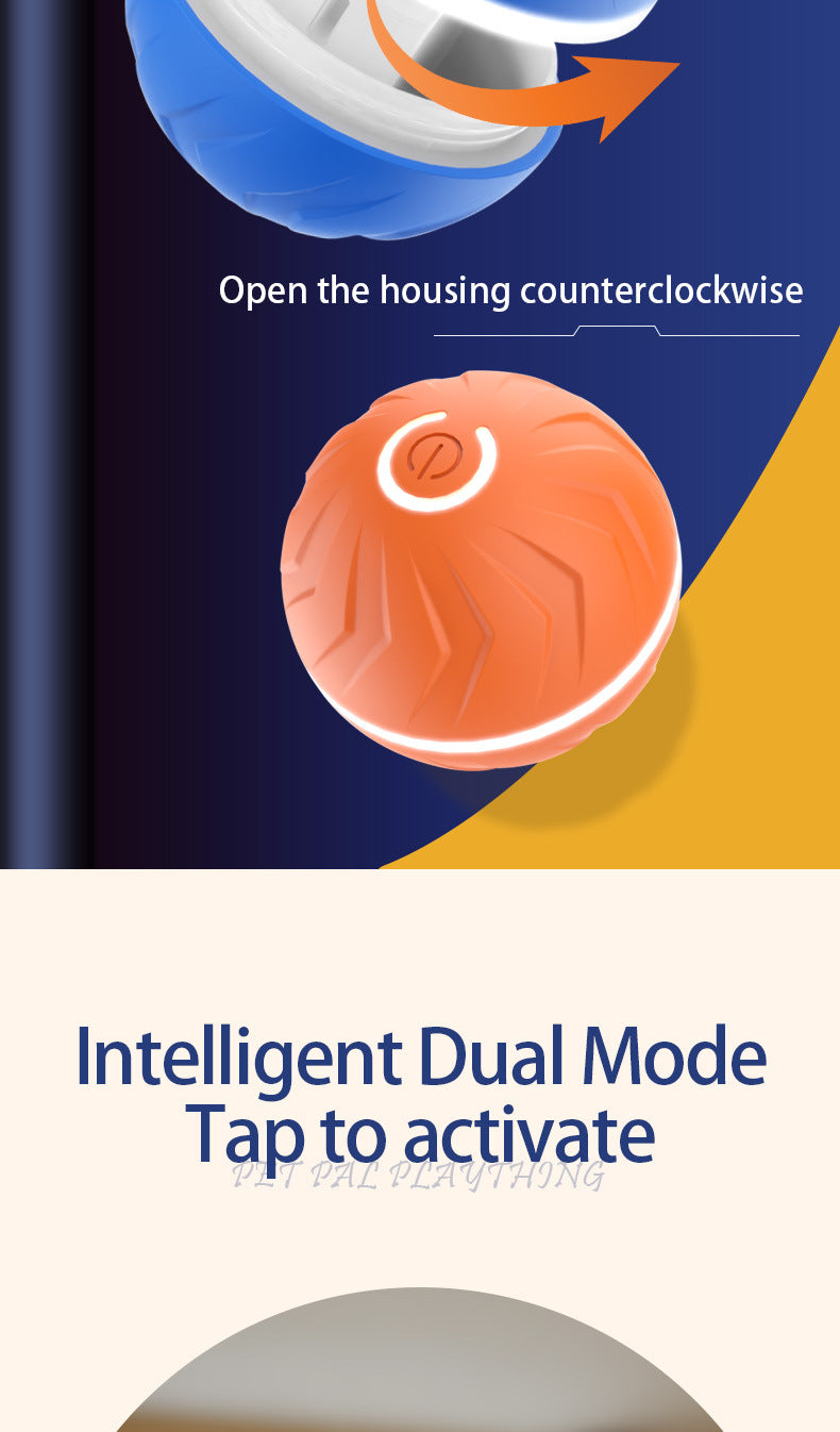 Balle rebondissante intelligente pour chien