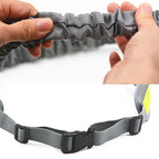 Hands-free leash with waist belt