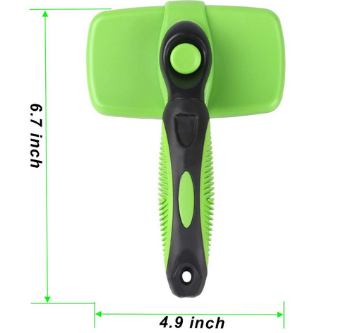 Brosse autonettoyante pour chien et chat