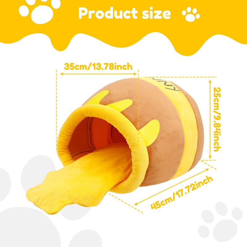 Lit pot de miel pour chat