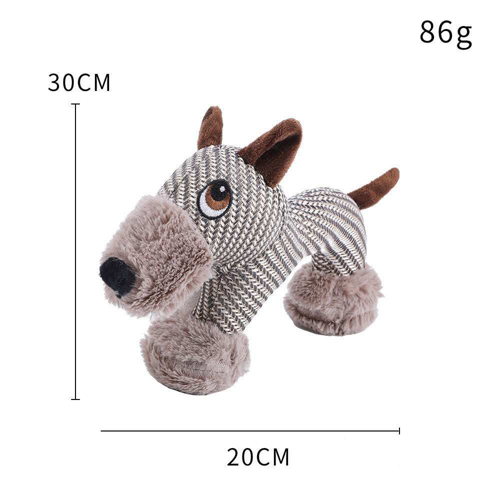 Peluche couineuse pour chien