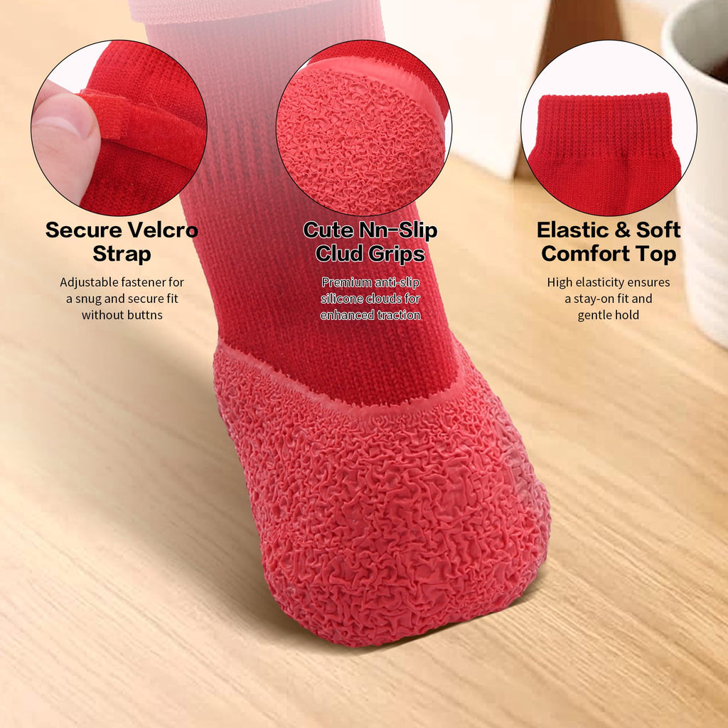 Chaussettes antidérapantes, détail