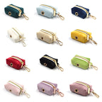 Velvet poop bag dispenser