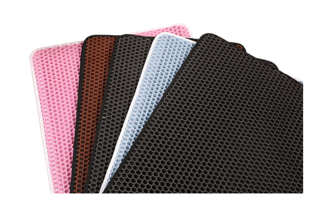 Tapis de litière double couche