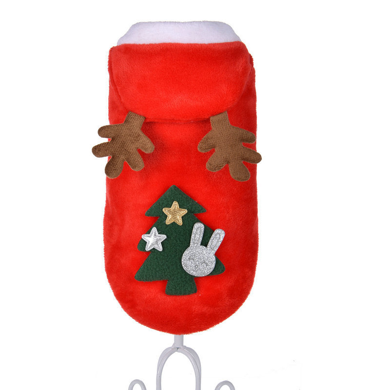 Costume de père Noël pour chien