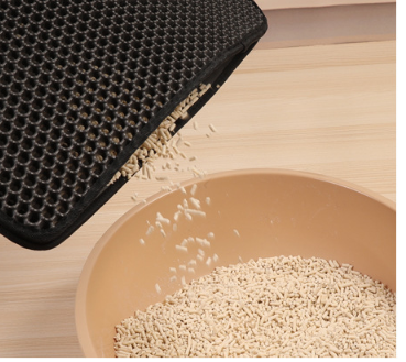 Double-layer litter mat