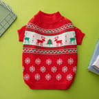 Pull de Noël pour chien, motif renne