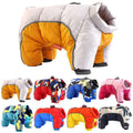 Full-body dog snowsuit, all colours