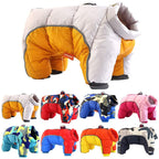 Full-body dog snowsuit, all colours