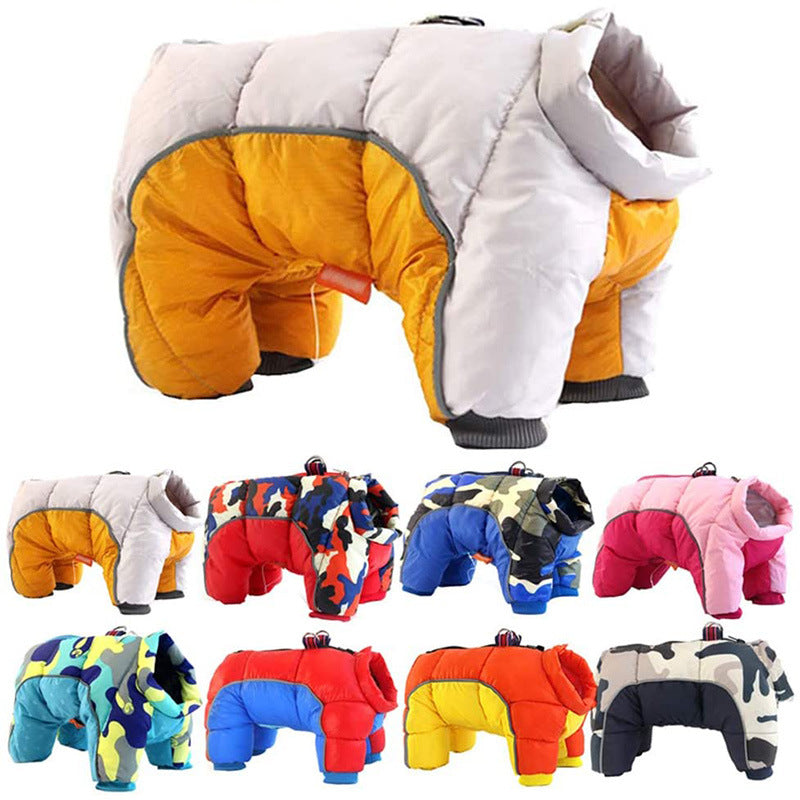 Habit de neige intégral pour chien, toutes les couleurs