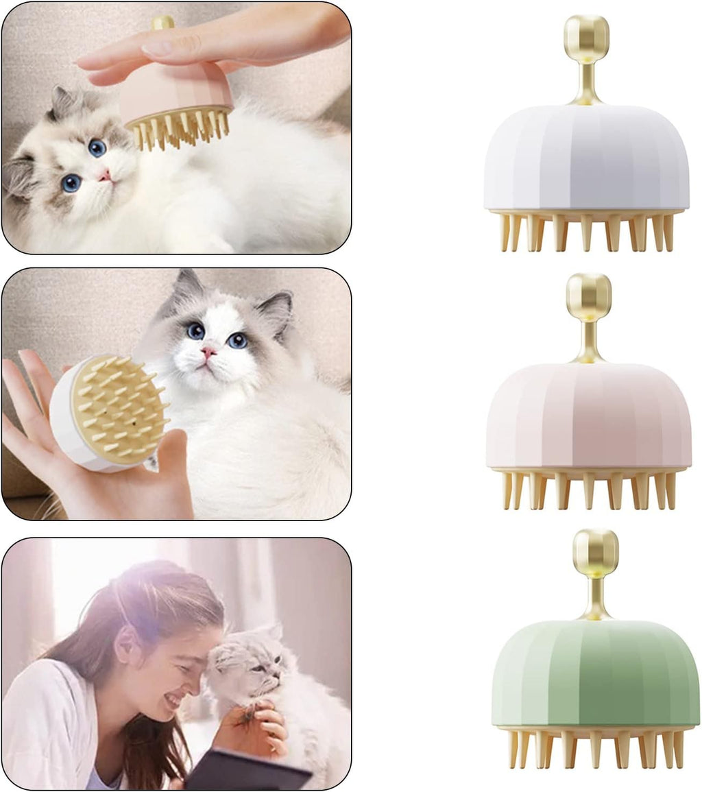 Brosse de bain massante en silicone