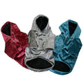 Fleece dog hoodie