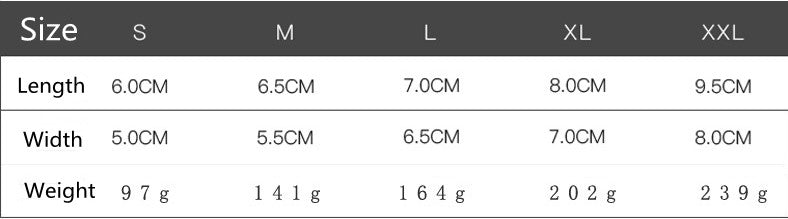Dog boots size chart