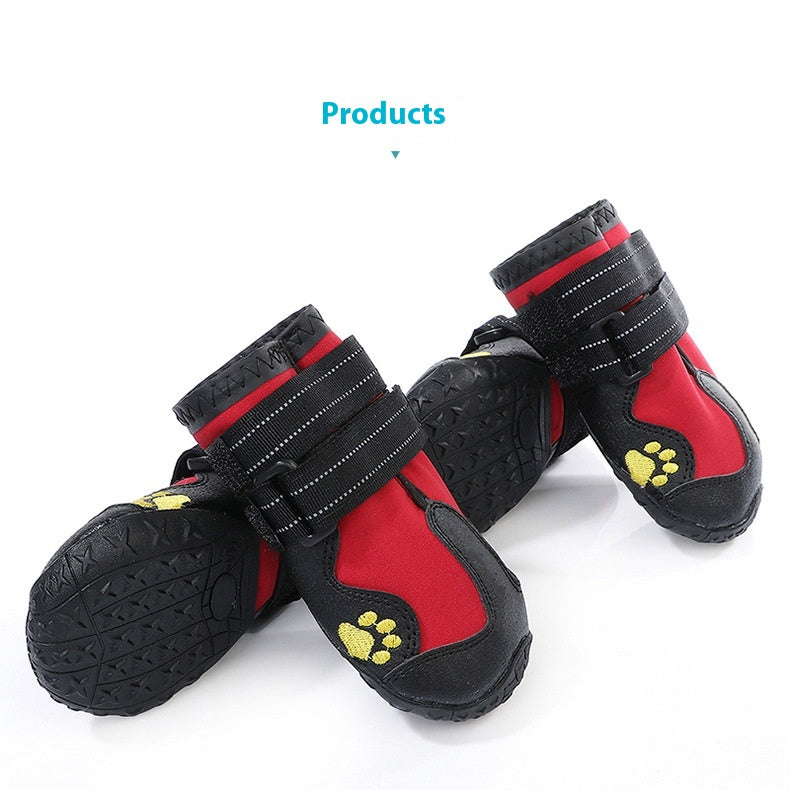 Bottes pour chien, détail