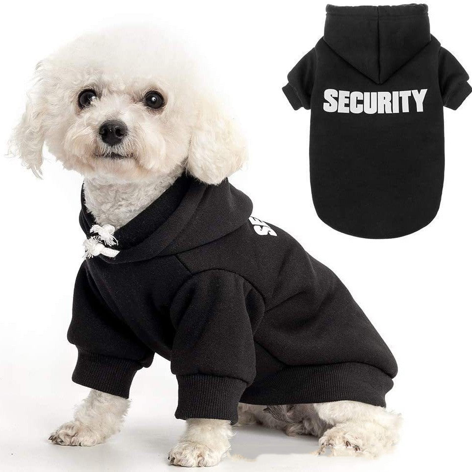 Chandail à capuchon doublé pour chien