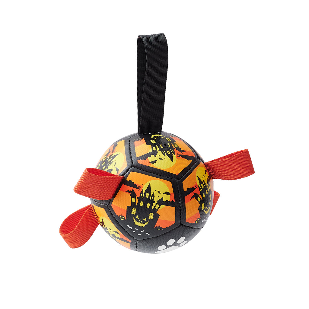 Christmas dog ball with straps