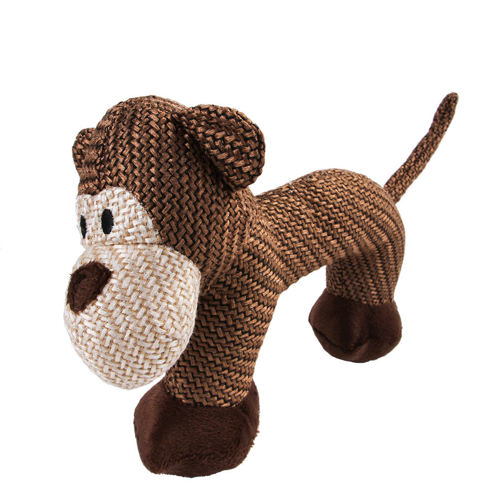 Peluche couineuse pour chien