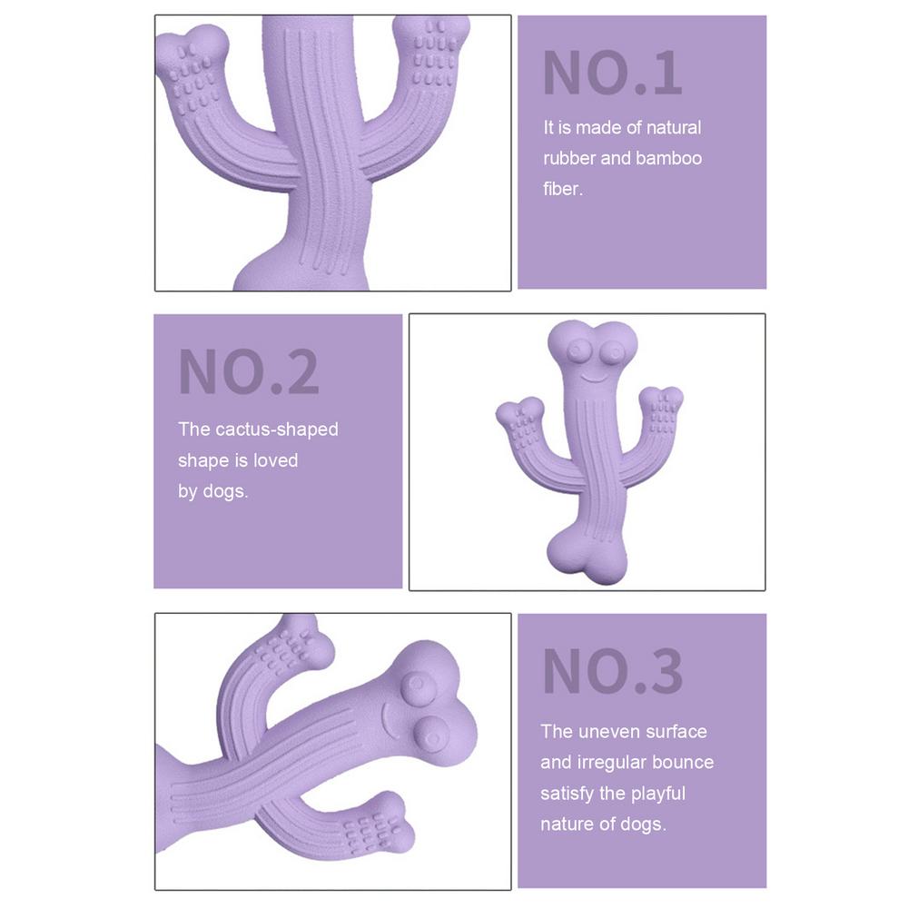 Jouet à mâcher cactus pour chien