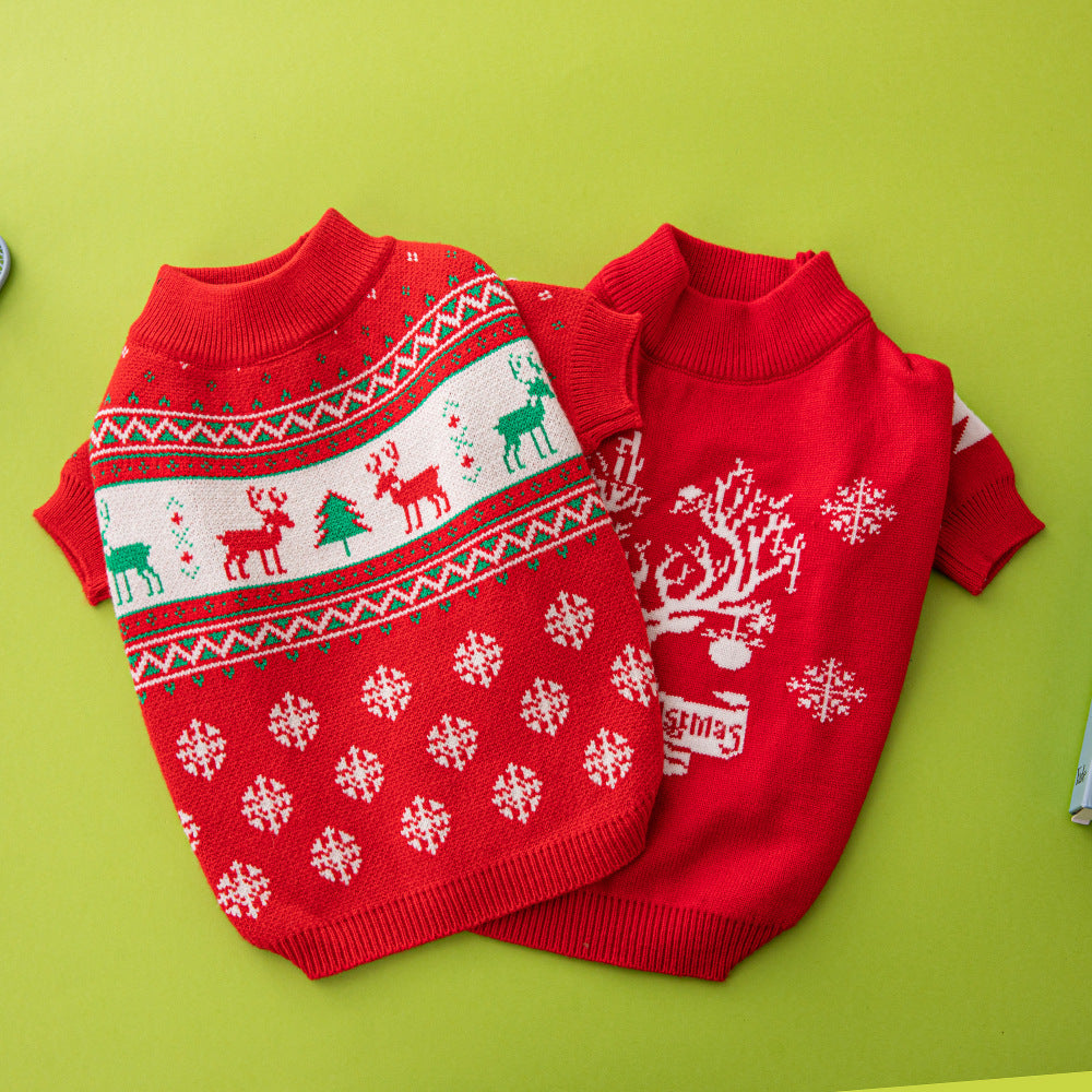 Pulls de Noël, deux motifs