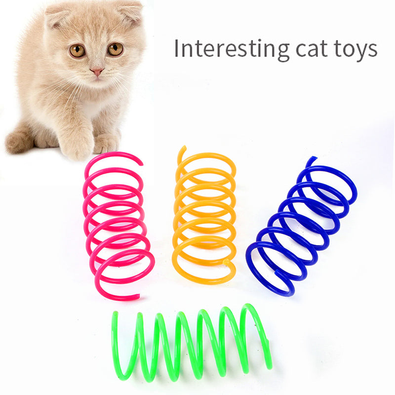 Ressorts colorés pour chat