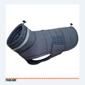 Dog winter coat, grey