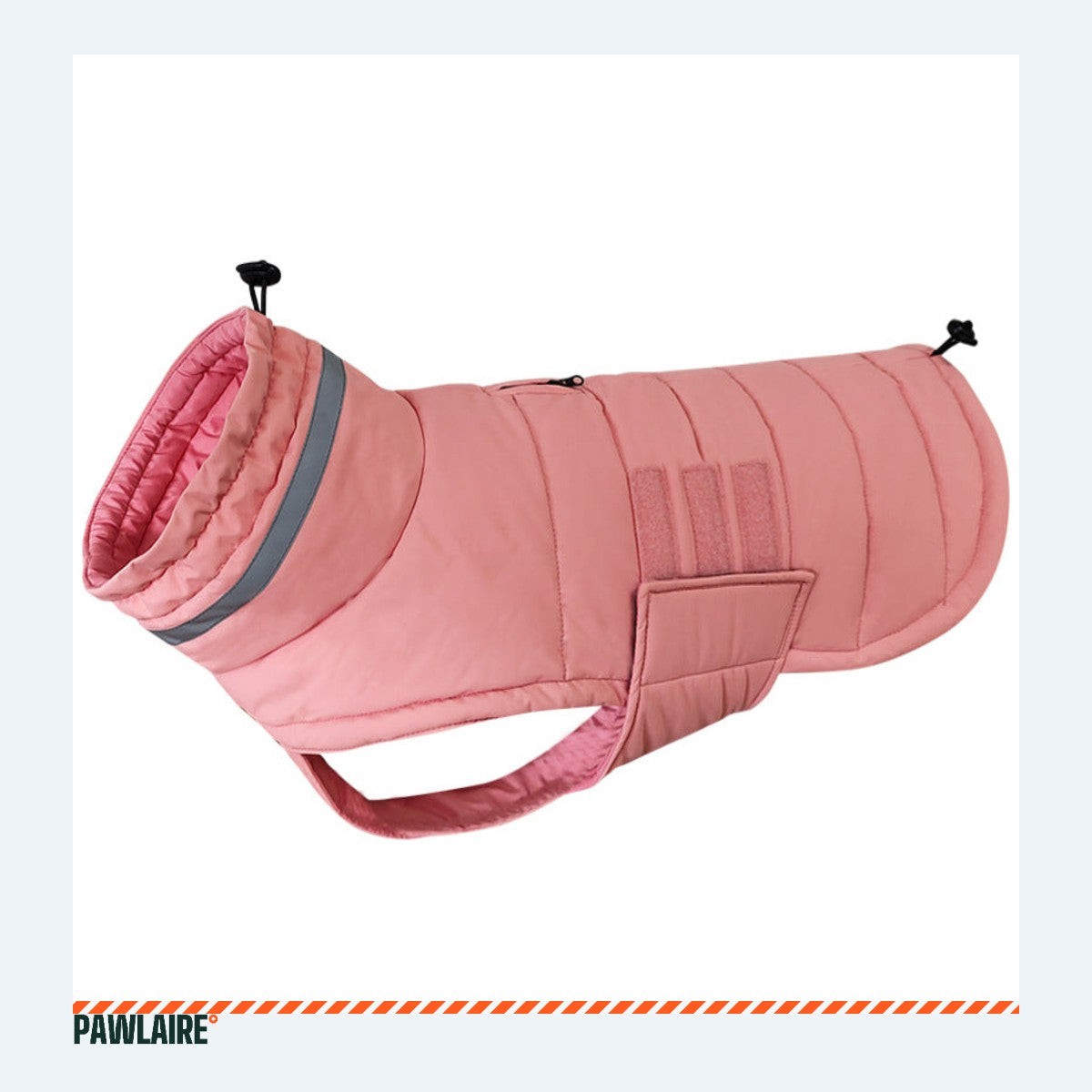 Manteau d'hiver pour chien, rose